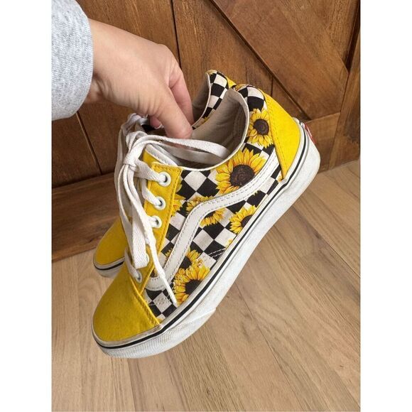 Vans Sunflower Sneakers Shoes, Size 7.5 Women’s - Picture 5 of 8